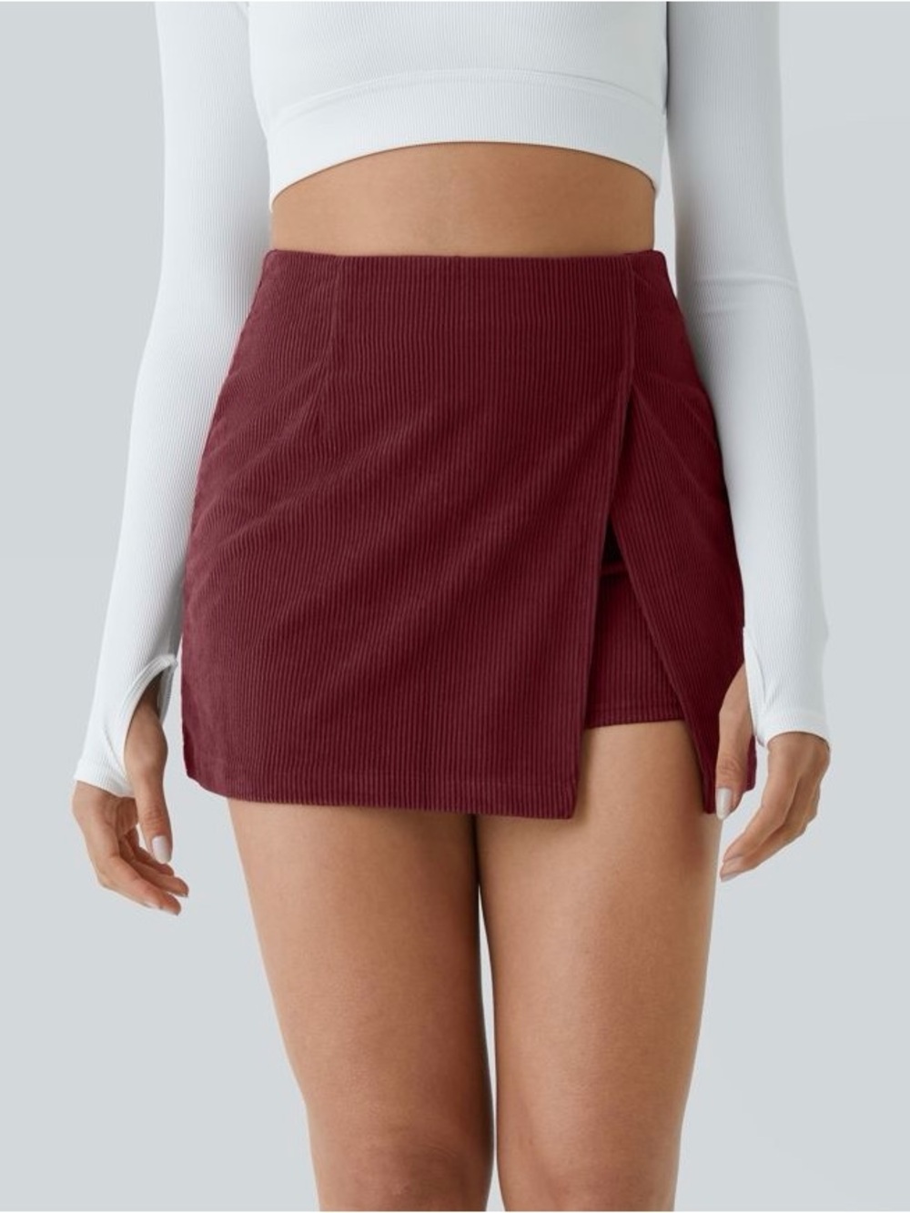 NWT Halara AuraCord Skort, Red, Size S